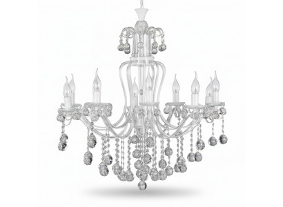 Luxe plafondlamp kroonluchter hanglamp kristal zilver