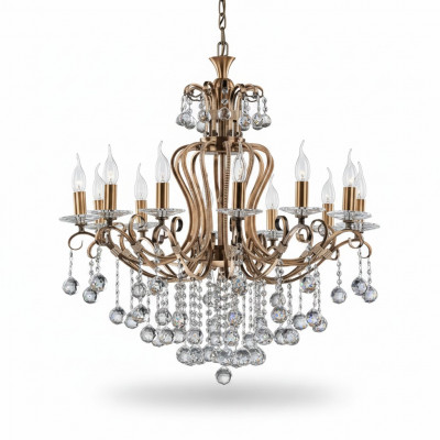 Luxe plafondlamp kroonluchter kroonluchter plafondlamp kristal goud 88x100