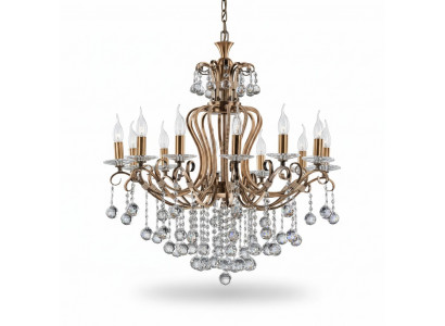 Luxe plafondlamp kroonluchter kroonluchter plafondlamp kristal goud 88x100