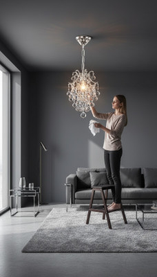 Luxe plafondlamp kroonluchter plafondlamp kristal zilver