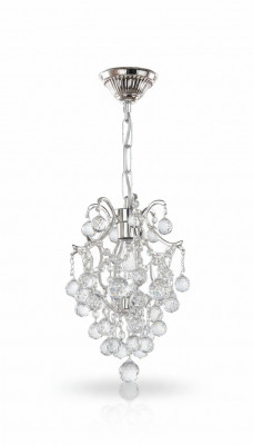 Luxe plafondlamp kroonluchter plafondlamp kristal zilver