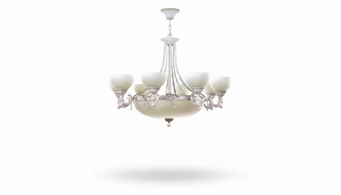 Lampen Plafondlamp Kroonluchter Kroonluchter Wit Plafondlamp Glas Modern