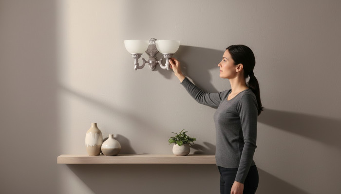 Wandlamp Wandlamp Wandlampen Kunstig Kandelaars Wandlampen Wit Glas
