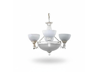 Kroonluchter Plafondlamp Luster Moderne Plafondlamp Wit Glas Lampen