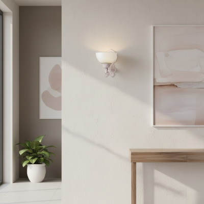 Wandlamp Wandlamp Wandlampen Kunstlüster Wandlampen Wit Glas