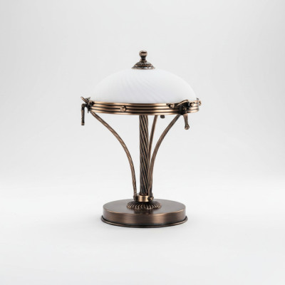 Tafellamp Tafellamp Lamp Verlichting Wit Goud Lampen Tafel Glas Kunst
