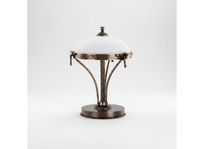Tafellamp Tafellamp Lamp Verlichting Wit Goud Lampen Tafel Glas Kunst