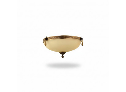 Luchter plafondlamp lamp plafondlamp kroonluchter glas beige Art