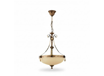 Luster plafondlamp lamp plafondlamp kroonluchter glas beige kunst