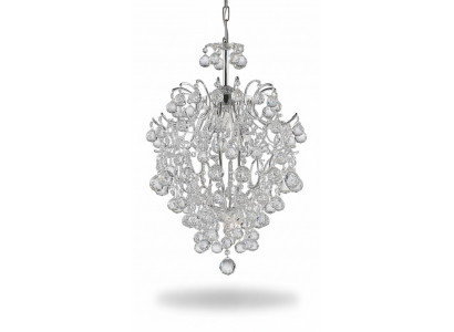 Luxe kroonluchter plafondlamp plafondlamp kroonluchter kristal zilver
