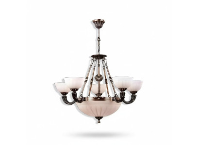 Hanglamp Wit Plafondlamp Kroonluchter Glas Kunst
