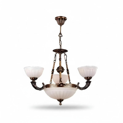 Plafondlamp Wit Plafondlamp Kroonluchter Glas Kunst