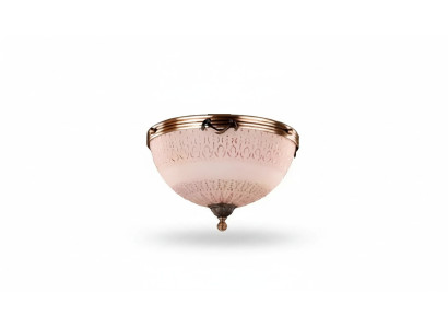Plafondlamp Luster Plafondlamp Lamp Kroonluchter Glas Bruin Art