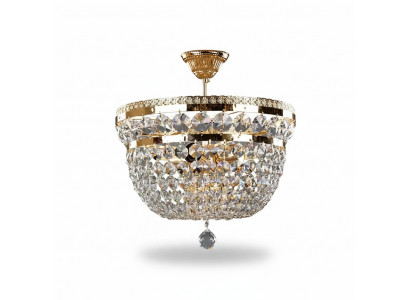 Kroonluchter Luxe Luster Plafondlamp Hanglamp Goud Kristal Kunst