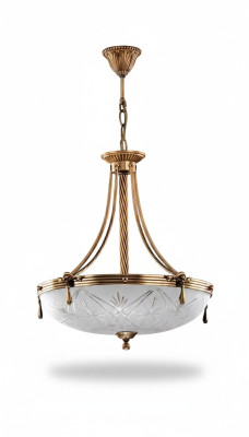 Lamp Plafondlamp Kandelaar Kroonluchter Glas Grijs Goud