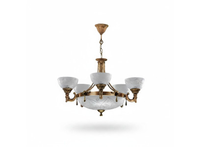Plafondlampluchter plafondlamplamp kroonluchter glas grijs verlichting