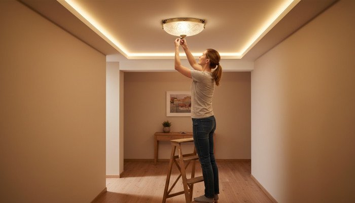 Plafondlamp luchter plafondlamp grijs lamp kroonluchter glas goud.