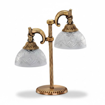 Tafellamp Tafellamp Lamp Verlichting Goud Lampen Glas Goud Grijs Kunst