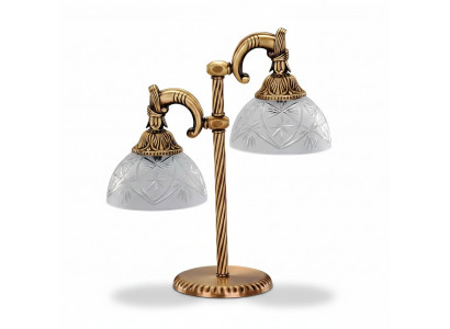 Tafellamp Tafellamp Lamp Verlichting Goud Lampen Glas Goud Grijs Kunst