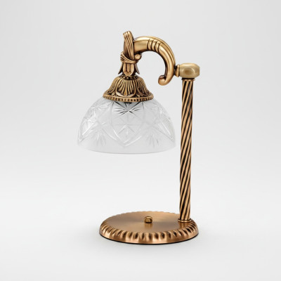 Tafellamp Tafellamp Lamp Verlichting Goud Lampen Glas Goud Grijs Kunst