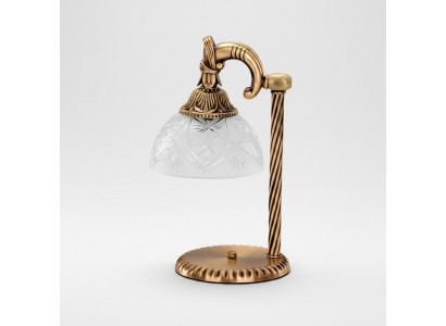 Tafellamp Tafellamp Lamp Verlichting Goud Lampen Glas Goud Grijs Kunst