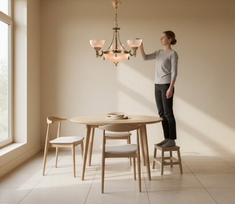Plafondlamp kroonluchter plafondlamp lamp kroonluchter glas goud beige