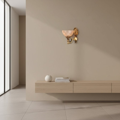 Lampen Wandlamp Wandlampen Art Wandlamp Kroonluchter Muur Goud Glas