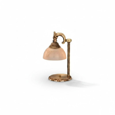 Tafellamp Tafellamp Lamp Verlichting Kunstglas Goud Lampen Tafel