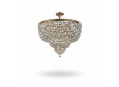 Luxe plafondlamp kroonluchter lampen kroonluchter kristal goud 100cm