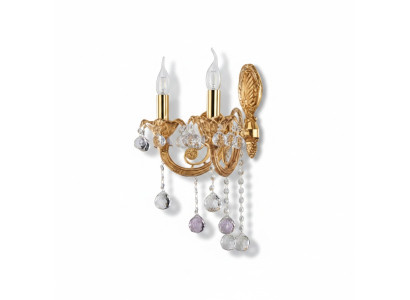 Wandlamp Wandlamp Wandlampen Type Kroonluchter Muur Lamp Goud Kristal
