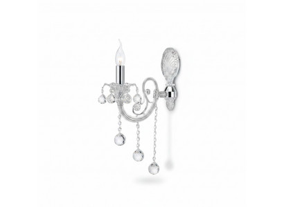 Muur Lamp Wandlamp Wandlamp Wandlampen Kroonluchter Zilver Kristal