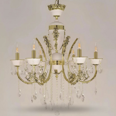 Luxe kroonluchter plafondlamp kroonluchter plafondlamp goud kristal 60x100cm.