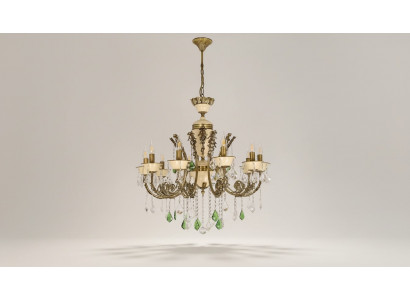 Luxe kroonluchter plafondlamp kroonluchter armatuur lamp bruin kristal 80cm