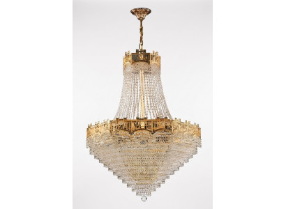 Luxe plafondlamp kroonluchter plafondlamp kroonluchter goud kristal 77x145