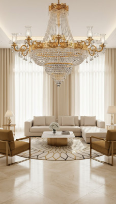 Luxe plafondlamp kroonluchter plafondlamp luchter gouden kristallen lamp