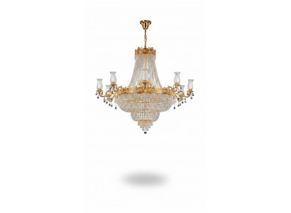 Luxe plafondlamp kroonluchter plafondlamp luchter gouden kristallen lamp