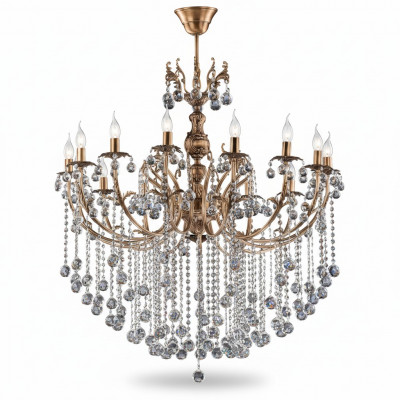 Luxe plafondlamp kroonluchter plafondlamp kroonluchter gouden kristallen lamp.