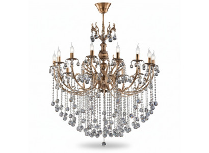 Luxe plafondlamp kroonluchter plafondlamp kroonluchter gouden kristallen lamp.