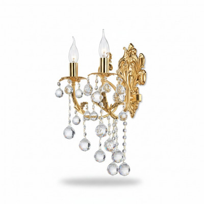 Wandlamp Wandlampen Wandlamp Kroonluchter Wandlampen Kristal Goud
