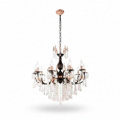 Luxe plafondlamp kroonluchter plafondlamp kroonluchter zwart kristal