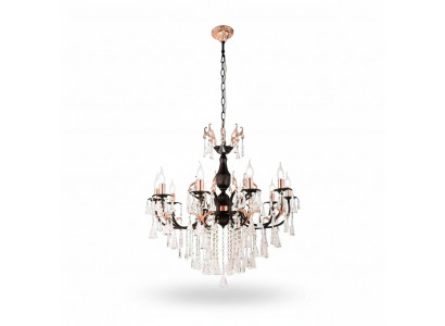 Luxe plafondlamp kroonluchter plafondlamp kroonluchter zwart kristal