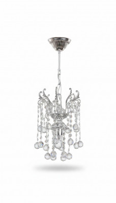 Plafondlamp Luxe Kandelaar Hanglamp Kroonluchter Zilver Kristal