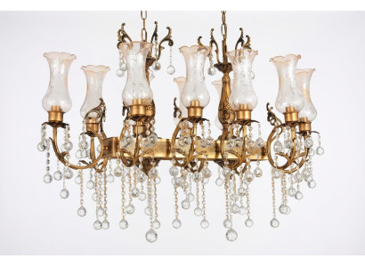 Kroonluchter plafondlamp luxe plafondlamp kroonluchter goud kristal lamp