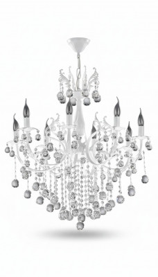 Luxe plafondlamp wit kroonluchter plafondlamp kroonluchter kristallen lamp