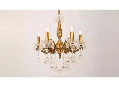 Kroonluchter plafondlamp luxe gouden plafondlamp kroonluchter kristal kunst