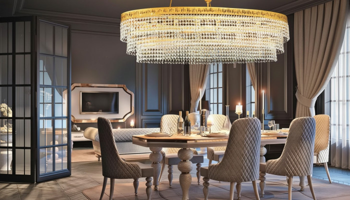 Luxe kroonluchter plafondlamp goud kroonluchter plafondlamp kristal kunst