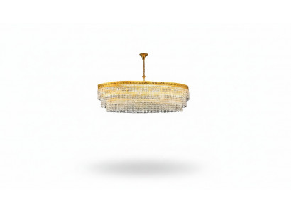 Luxe kroonluchter plafondlamp goud kroonluchter plafondlamp kristal kunst