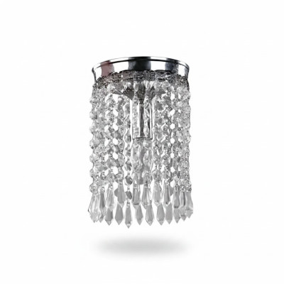 Lamp Plafondlamp Kroonluchter Zilveren plafondlamp Luchter Kristal