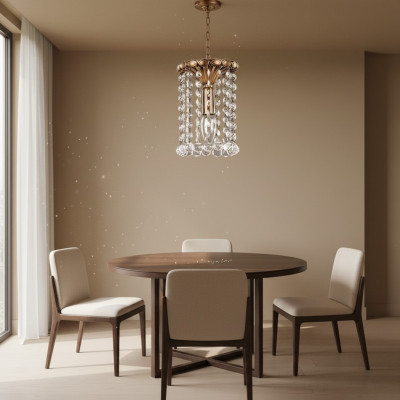 Luster plafondlamp kroonluchter gouden plafondlamp kristallen lamp