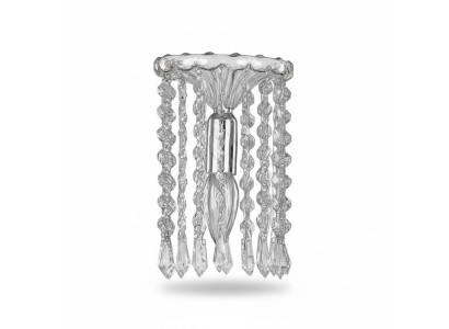 Plafondlamp Plafonnière Kroonluchter Zilver Kandelaar Kristallen Lamp